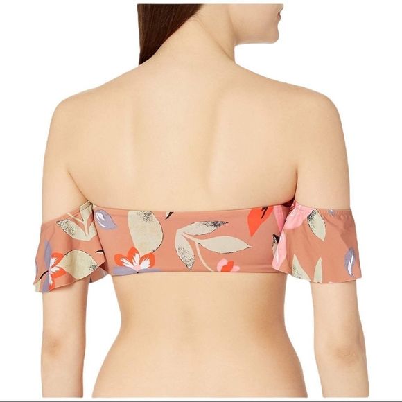 The Bikini Lab Ruffle Bandeau Bikini Top - Picture 3 of 6